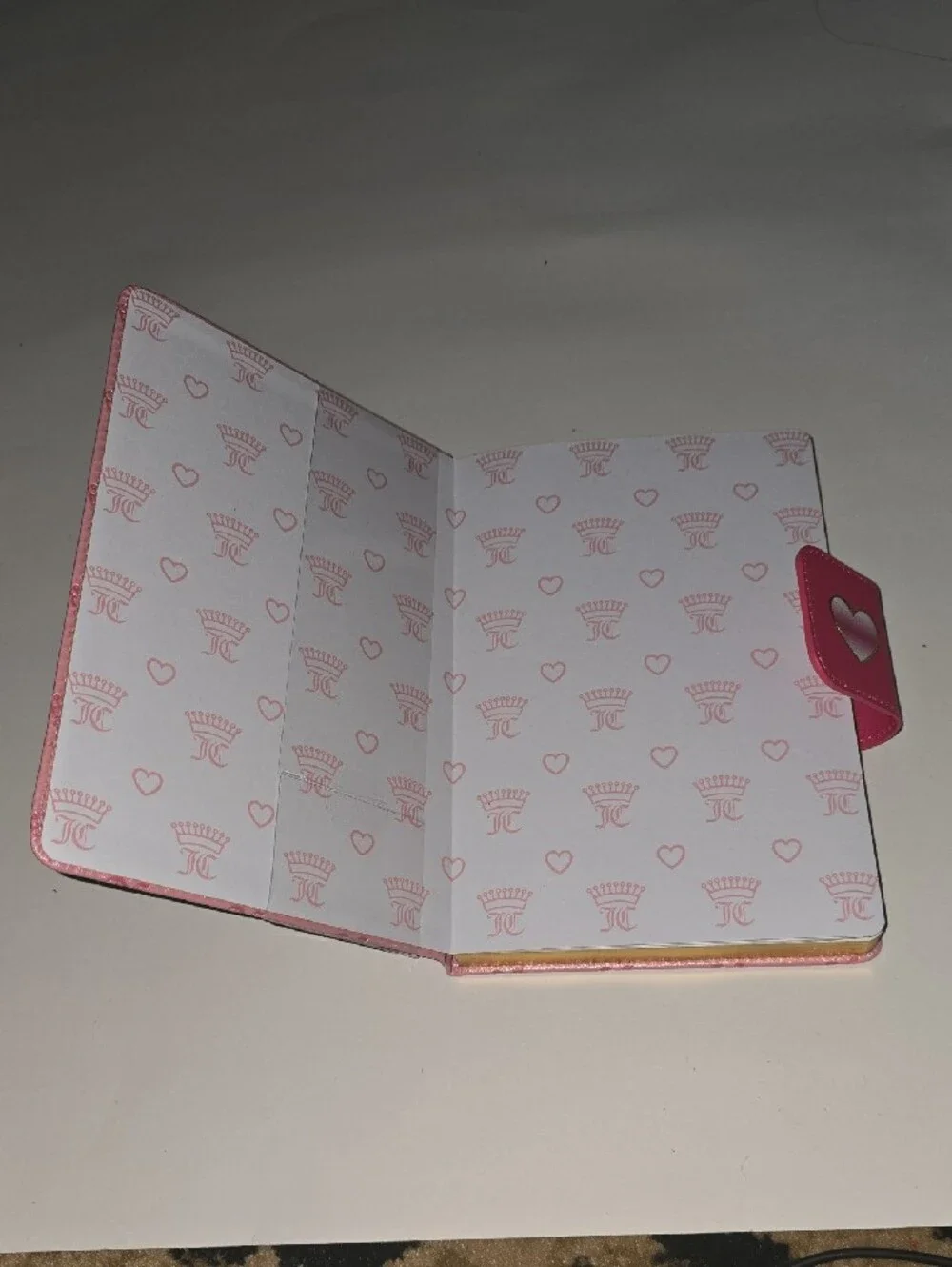 Juicy Couture Pink Heart Journal & Heart-Topped Pen